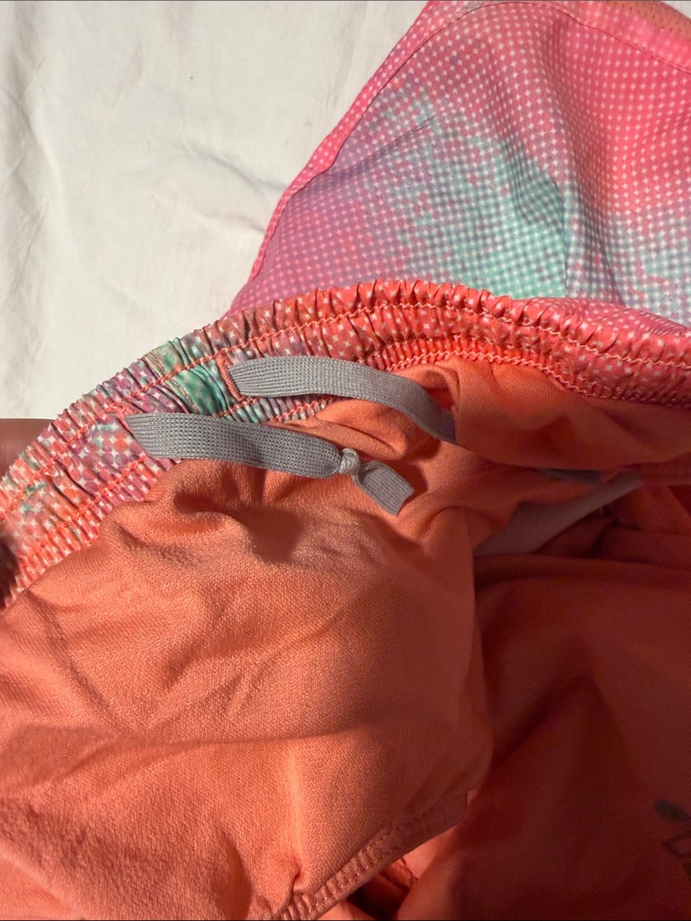 Nike Women’s Neon Yellow, Coral and Pink Tie-Dye Running Shorts Lot of 3 Size S - Picture 4 of 11